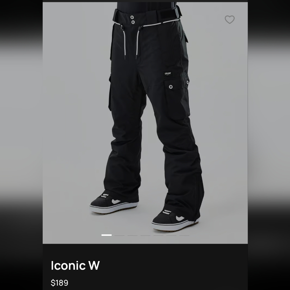 Dope Snow Iconic W Snowpants Size XS